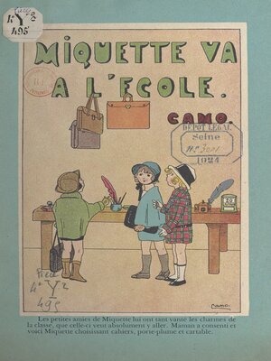 cover image of Miquette va à l'école